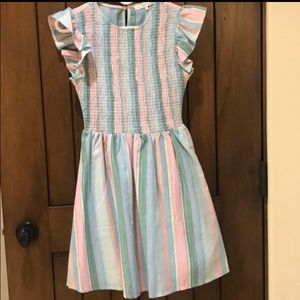 **RESERVED**Pastel Smock Linen dress